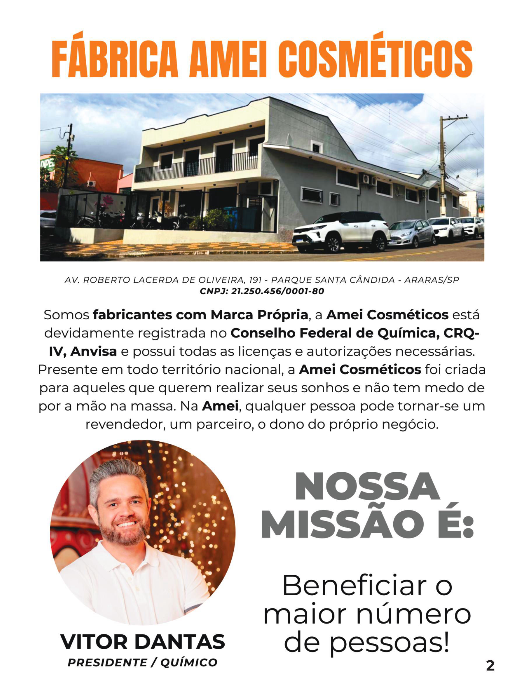 Fábrica Amei Cosméticos - Marca Própria com Registro na Anvisa